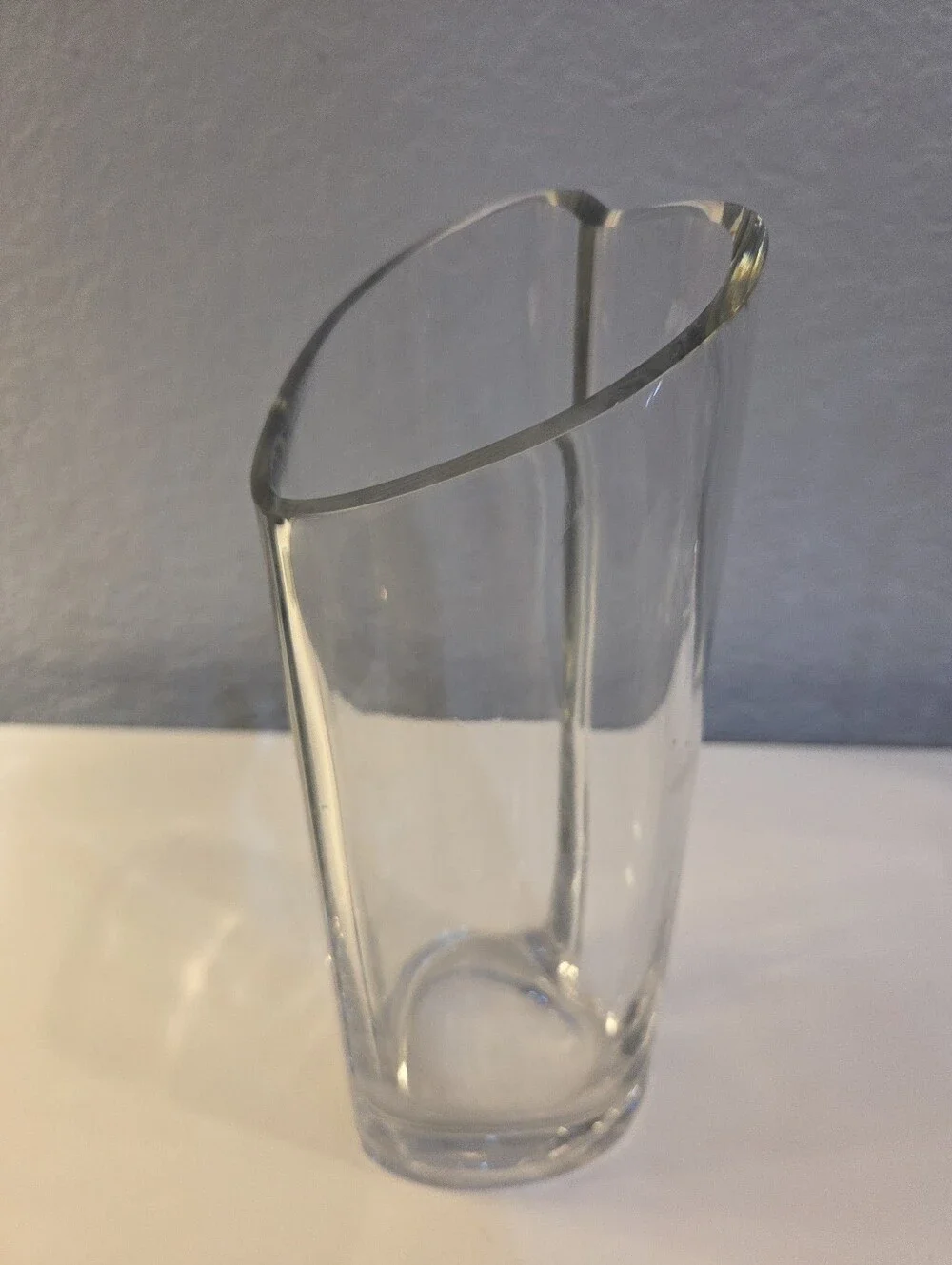Heart Shaped Cristal D'Arques Vase